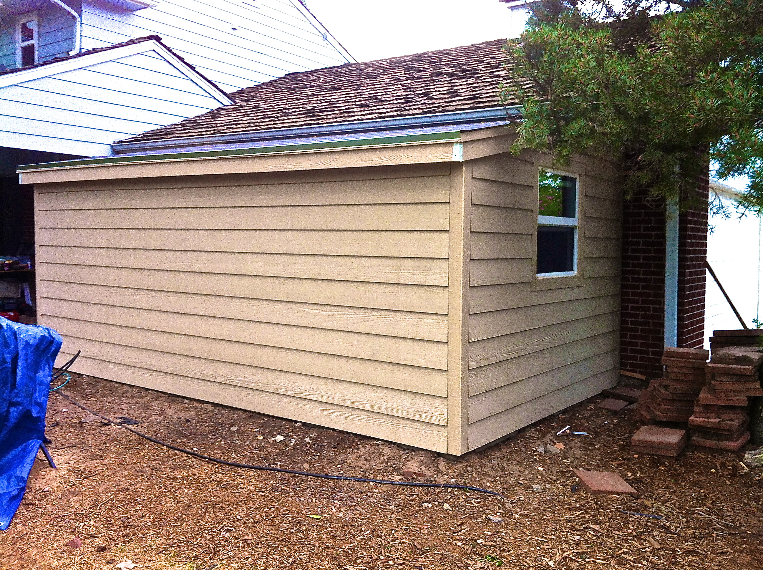 How To Build A Storage Shed Attached To Your Home | Jim Cardon Customs