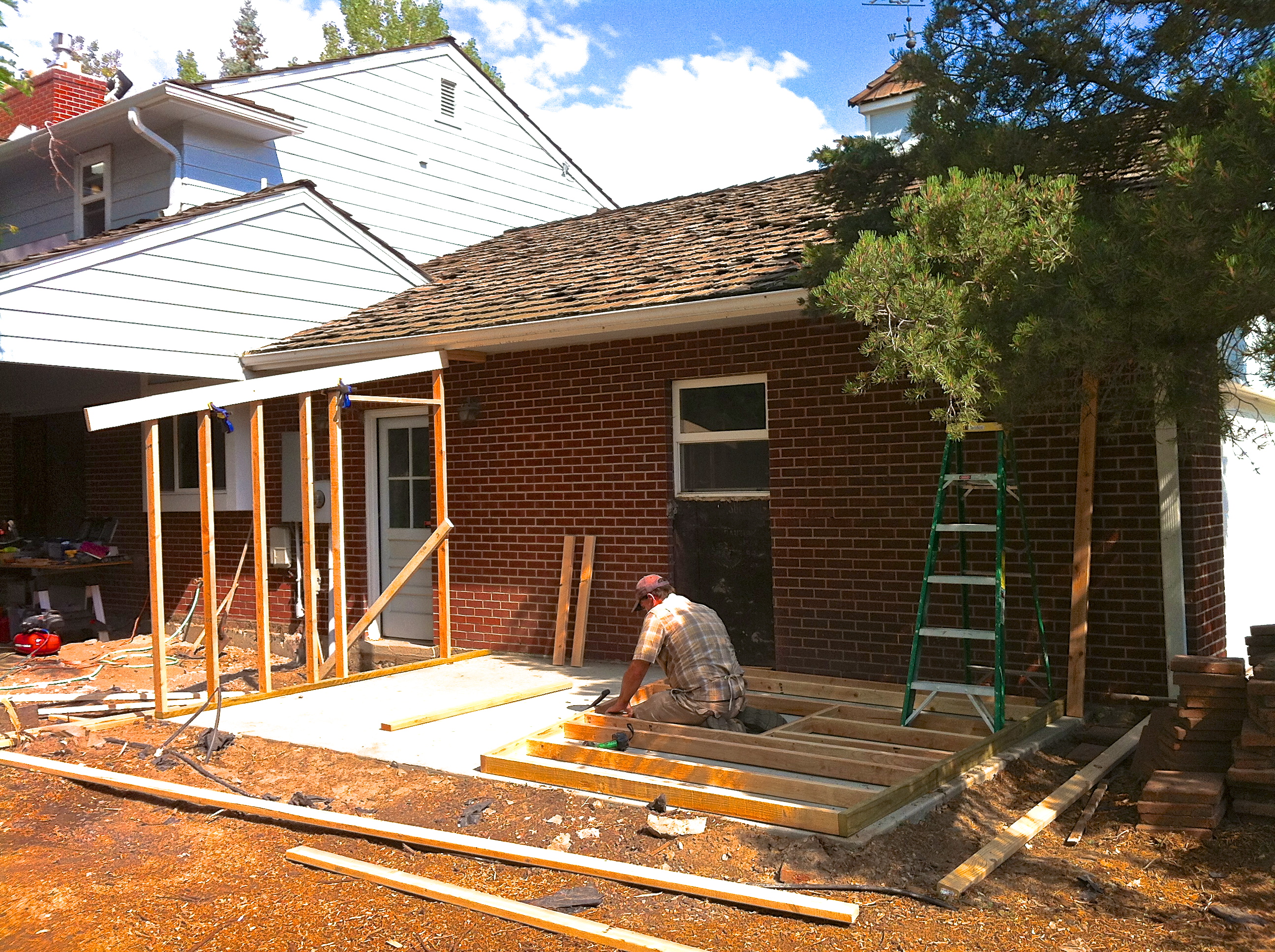 how to build a storage shed attached to your home jim