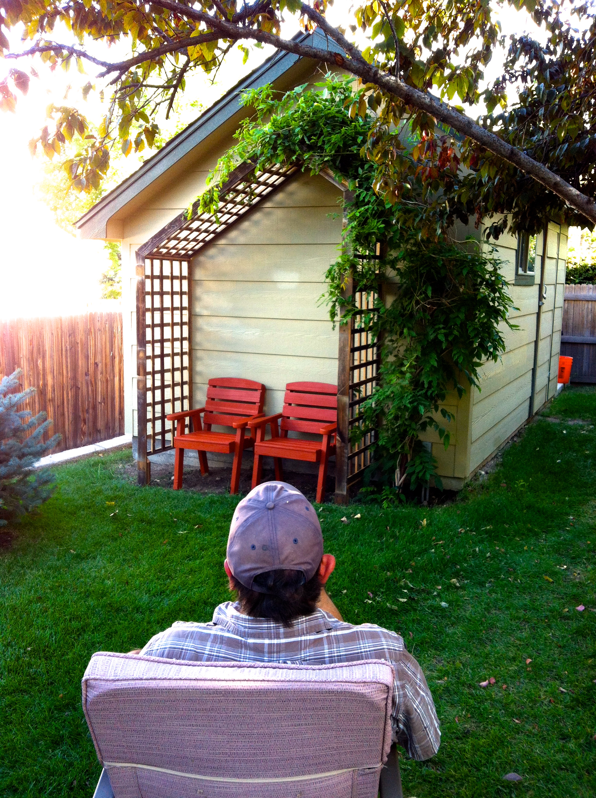 How To Build A Repurposed Lattice Arbor Using Cedar Fencing | Jim 