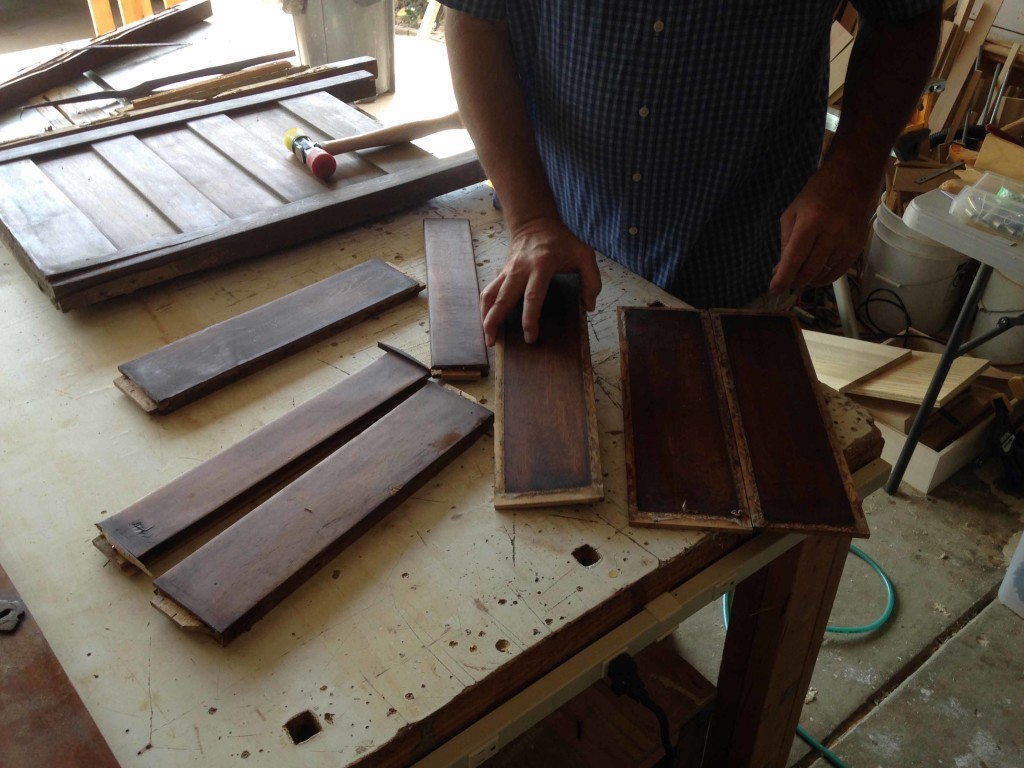 Side Part Panels Wooden Box Repurposed