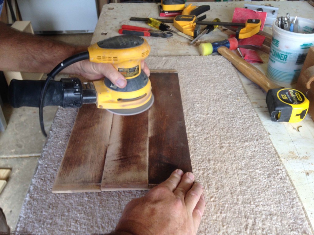 Sand Bottom of Wooden Box