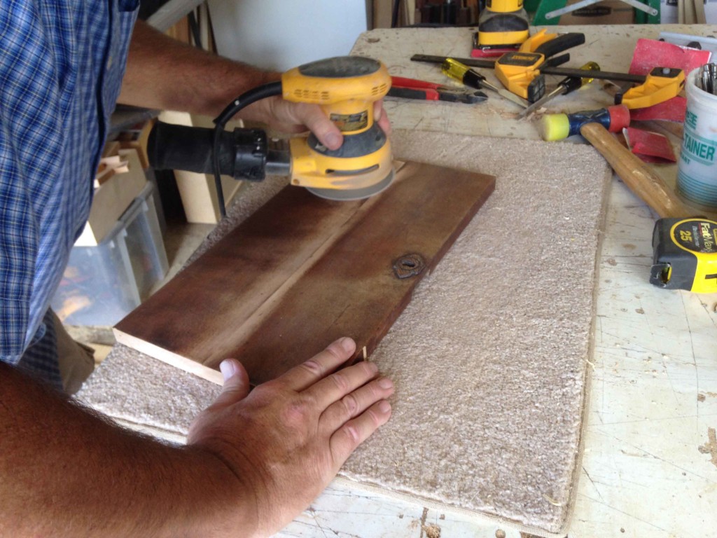 Sand Top of Wooden Box