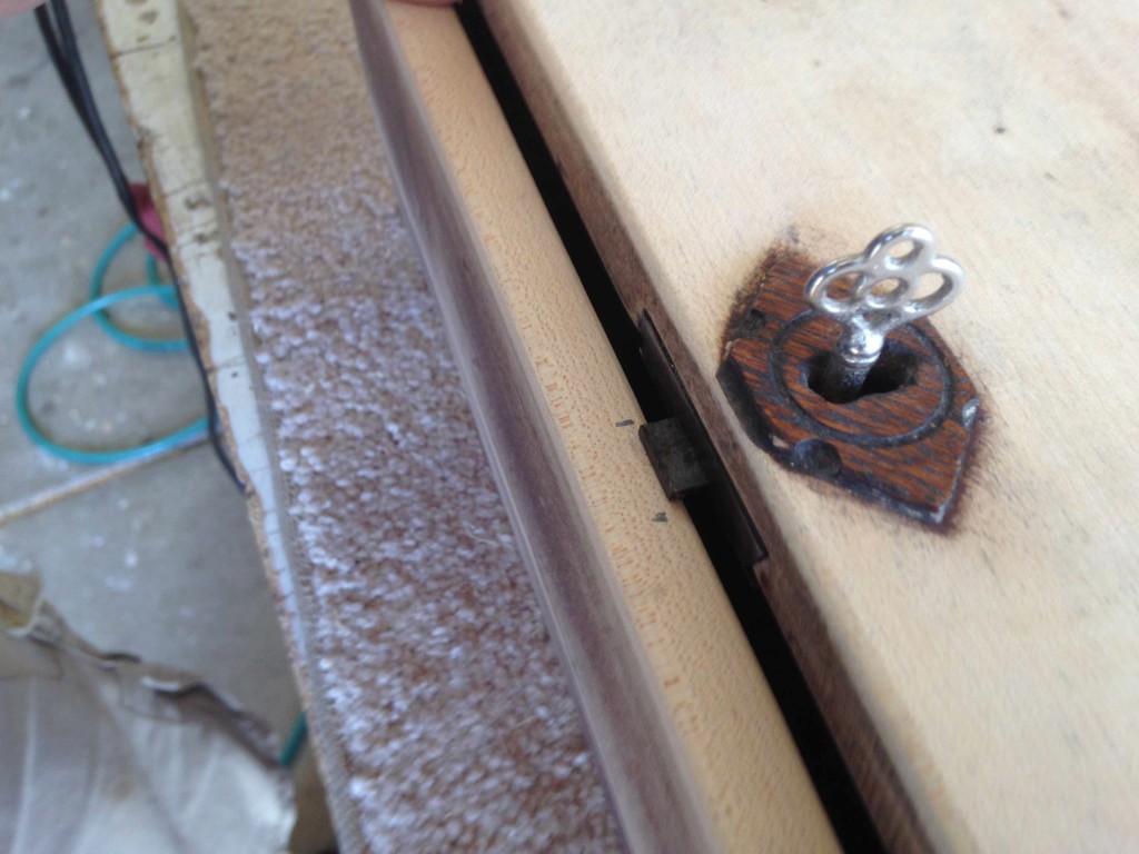 Key and Lock for Wood Box
