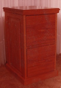 Oak File Cabinet    