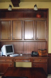 Jones Home Office Cherry Wood     