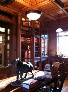 Doug Sr. Home Library Skeleton in Closet     