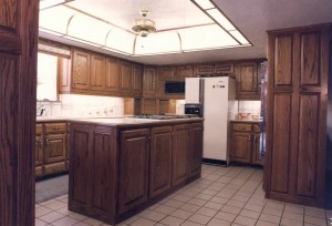 Webb Oak Kitchen with a Dome Ceiling    