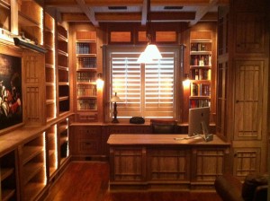 Doug Jr. Home Office Overall View Walnut   