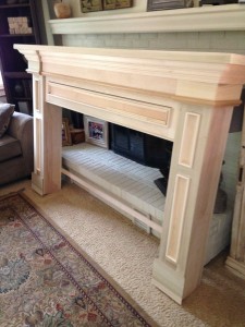 Jones Fireplace Mantel Poplar   