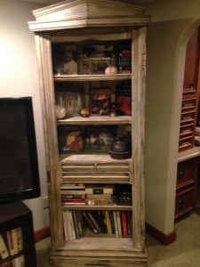 Repurposed Old Door Bookcase   