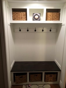 Hillan Home Remodel Mud Closet       